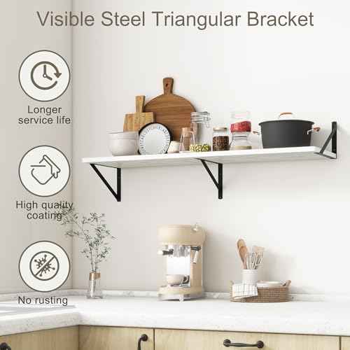 40 Inch Floating Shelves