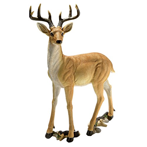 Woodland Buck Deer Garden Statue