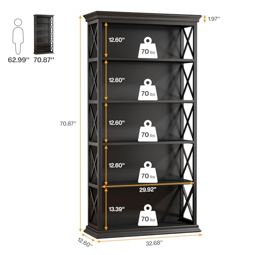 6 Tier Bookcase Set of 2 (6 Count)