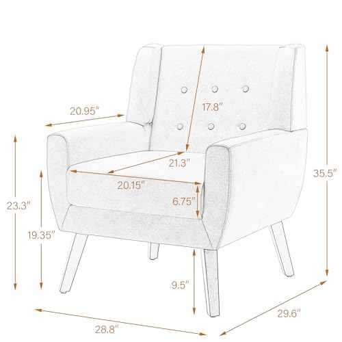 PU Leather Accent Chairs Set of 4 (4 Count)