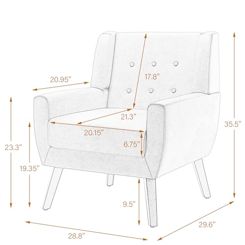 Faux Leather Accent Chair