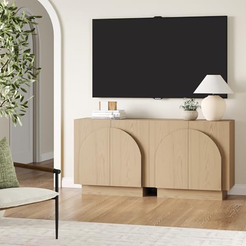 Iris Mid Century Modern Credenza (2 Count)