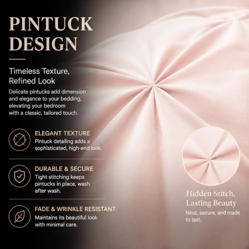 Queen Comforter Set Peach Pink