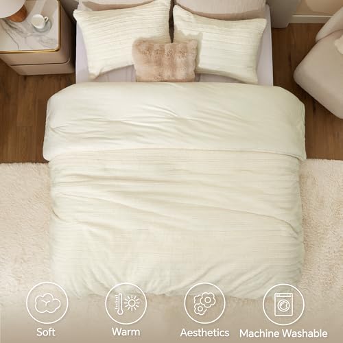 Faux Fur King Size Comforter Set