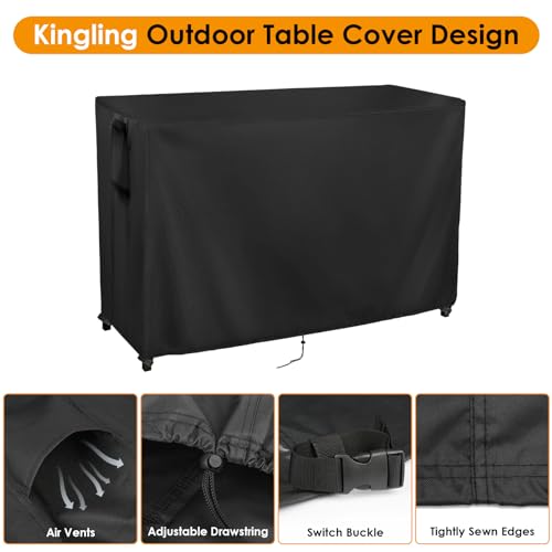 Outdoor Table Cover Waterproof for Console Table 44"L x22"W x32"H