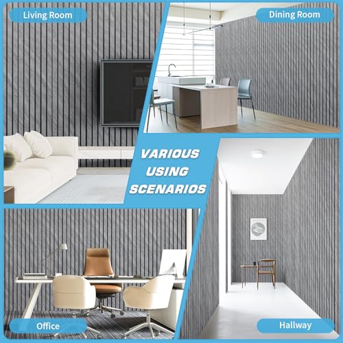 Six Grid Design Slim Slat Wall Panel