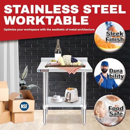NSF Stainless Steel Table