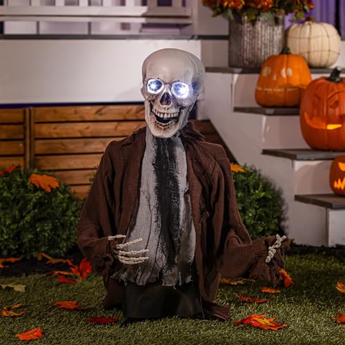 Evergreen Animated Groundbreaker Zombie for Halloween Outdoor Decoration (Groundbreaker Zombie, Set of 1)
