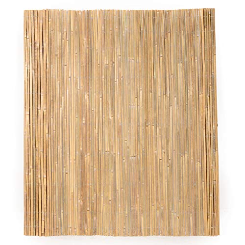 Natural Bamboo Slat Screening (52 Sq Ft)