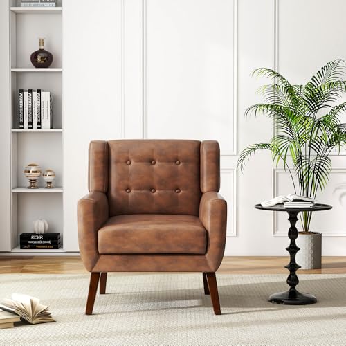 PU Leather Accent Chair