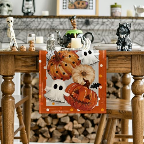 210 GSM Halloween Table Runner Home Party Decor 13x72 Inch