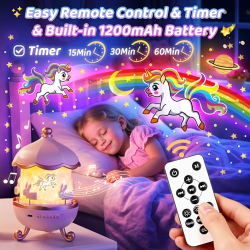 Sensory Lights Sound Machine Baby Night Light Projector Sensory Toys for Kids with Autism Toys for Girls 3
