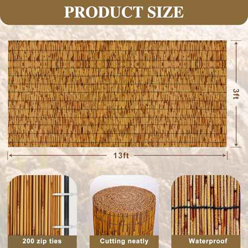 Natural Reed Fencing (36 Sq Ft)