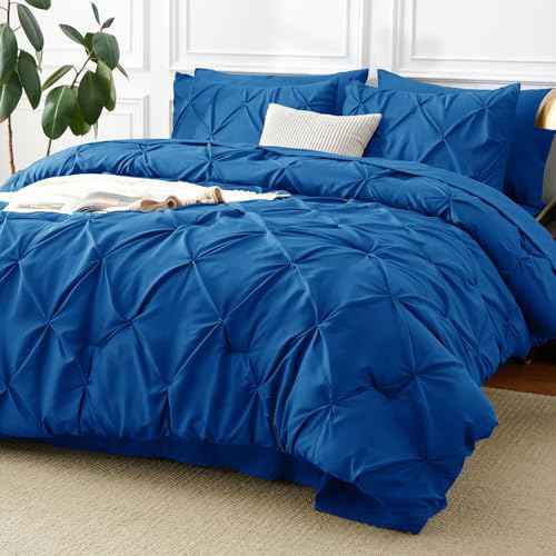 King Size Comforter Set Classic Blue