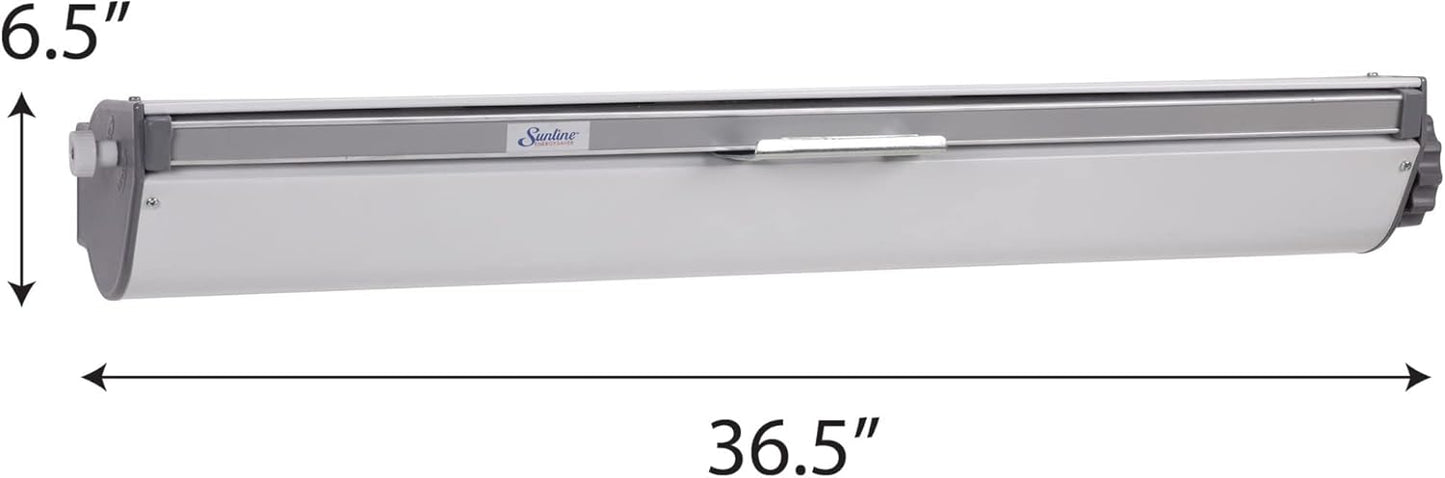 Household Essentials Retractable 5-Line Dryer, White