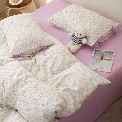Vintage Floral Comforter Set Queen