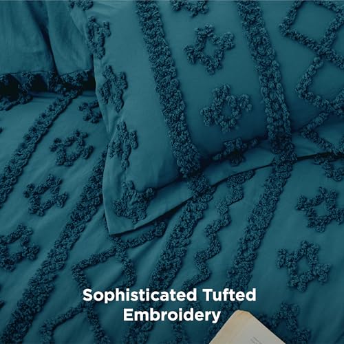 Tufted Boho Comforter Set California King