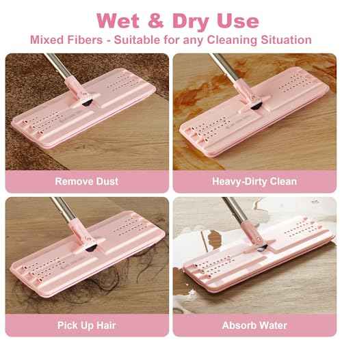 Flat Mop Pads (4 Count)