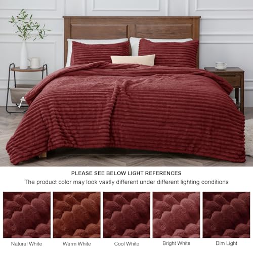 Fleece Queen Comforter Set