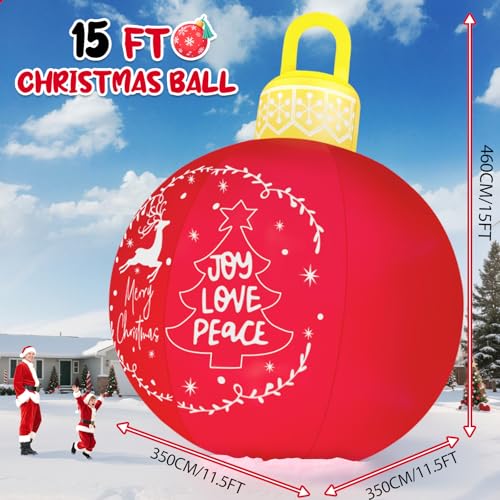 15FT Giant Christmas Inflatable Outdoor Decoration
