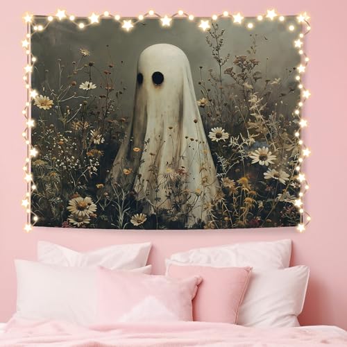 WHCHJ Halloween Ghost Tapestry