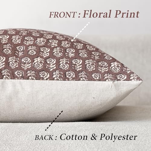 Long Floral Print Lumbar Throw Pillow Covers 14×36 Inch