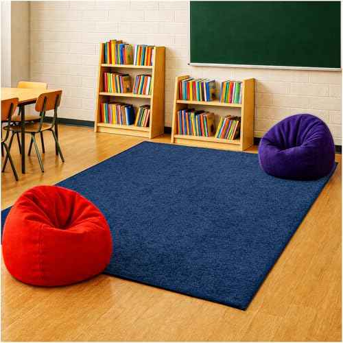 Soft & Colorful 5' x 7' Kids Classroom Area Rug (35 Sq Ft)