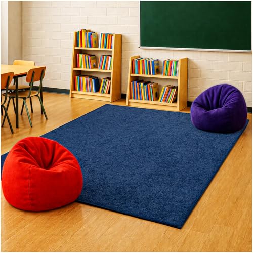 Soft & Colorful 6' x 8' Kids Classroom Area Rug (48 Sq Ft)