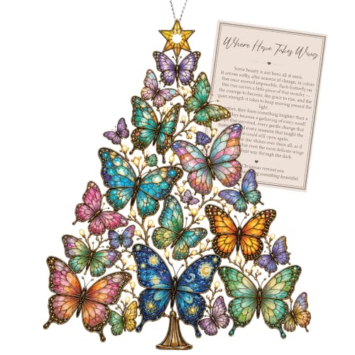 Butterfly Christmas Ornament 2026