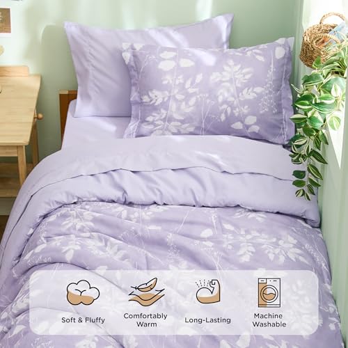 Floral Lavender Comforter Set