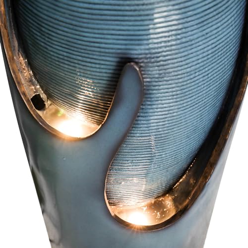 38.7”Tall Outdoor Water Fountains and Waterfalls