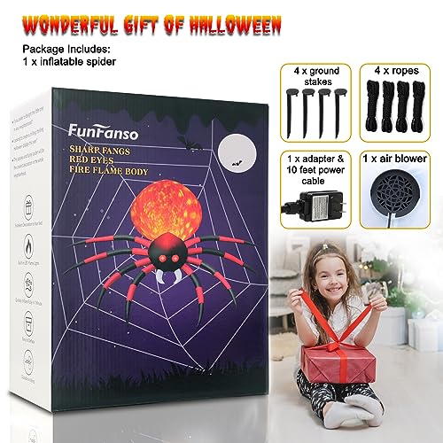 10 FT Halloween Inflatable Spider Outdoor Decorations for Yard (10FT Spider)