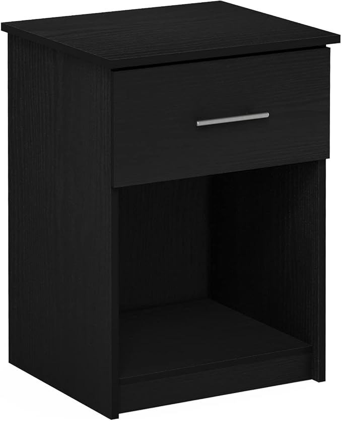 Furinno Tidur Nightstand, Americano, 1-Pack Handle