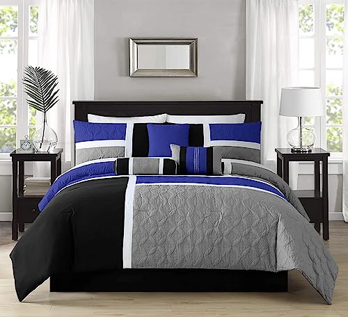 Upland 7 Piece Quilted Patchwork Comforter Set