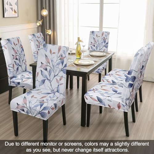 Pattern Chair Covers for Dining Room Set of 4
