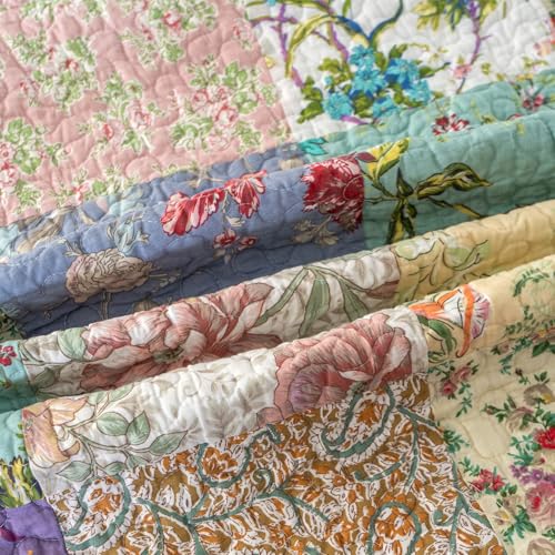 Quilt King Size Patchwork Bedspread Set