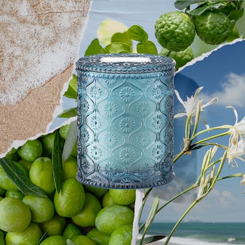 Santorini Salt Air Scented Candles for Home