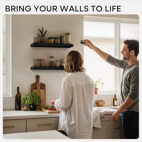 20 Inch Floating Shelves (2 Count)