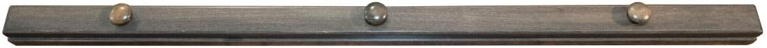 RRD Amish Made Quilt Rack Wall Mount - Rustic Tapestry Hangers for Rugs, Tapestries & Quilts - Maple Wood, Antique Slate Stain, 48'