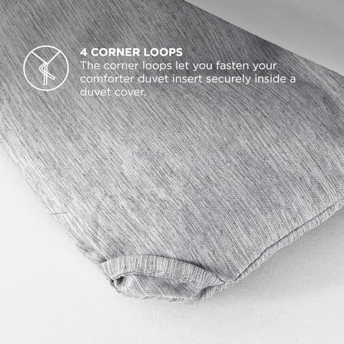 Grey King Size Comforter Set