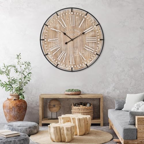 Farmhouse Wall Clock 30 Inch