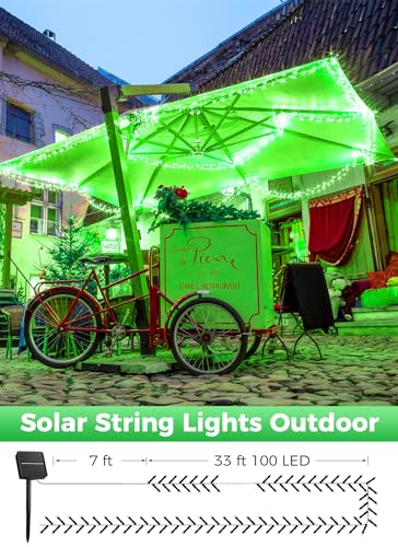 Solar String Lights Outdoor (40 Foot)