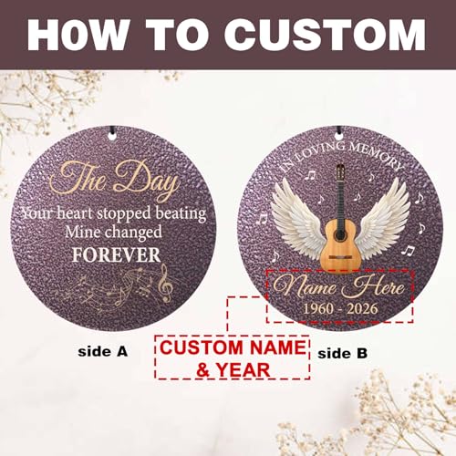 Personalized Memorial Wind Chimes for Loss of Loved One