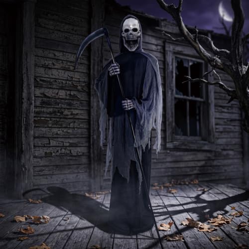 9FT Animated Grim Reaper Halloween Decoration (9ft Grim Reper)