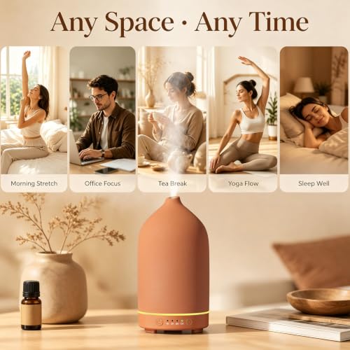 200ML Ceramic Essential Oil Diffuser for Home