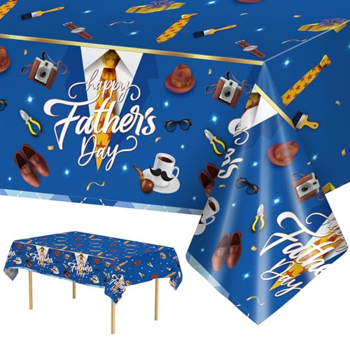2 Pack Fathers Day Tablecloth (2 Count)