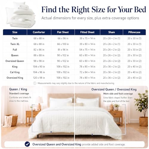 Oversized Queen Comforter Set