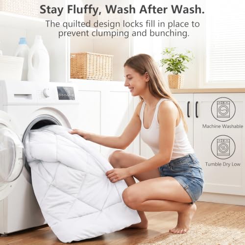 King Size Comforter Set White