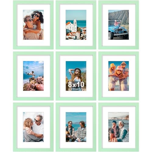 8x10 Picture Frames Set of 9 (9 Count)