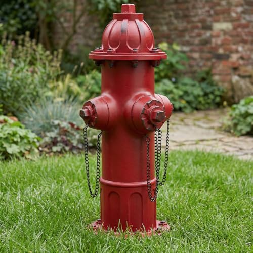 Garden Fire Hydrant Outdoor Statue Decorative for Dog to Peed on